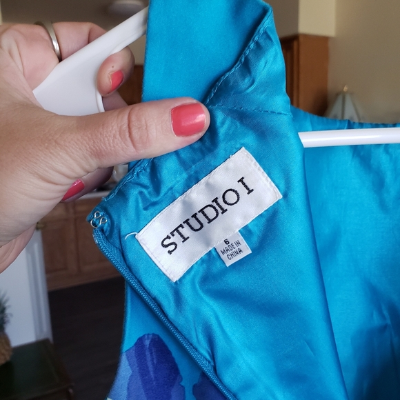 NWOT  Vincent Van Gogh cocktail dress - Picture 11 of 16